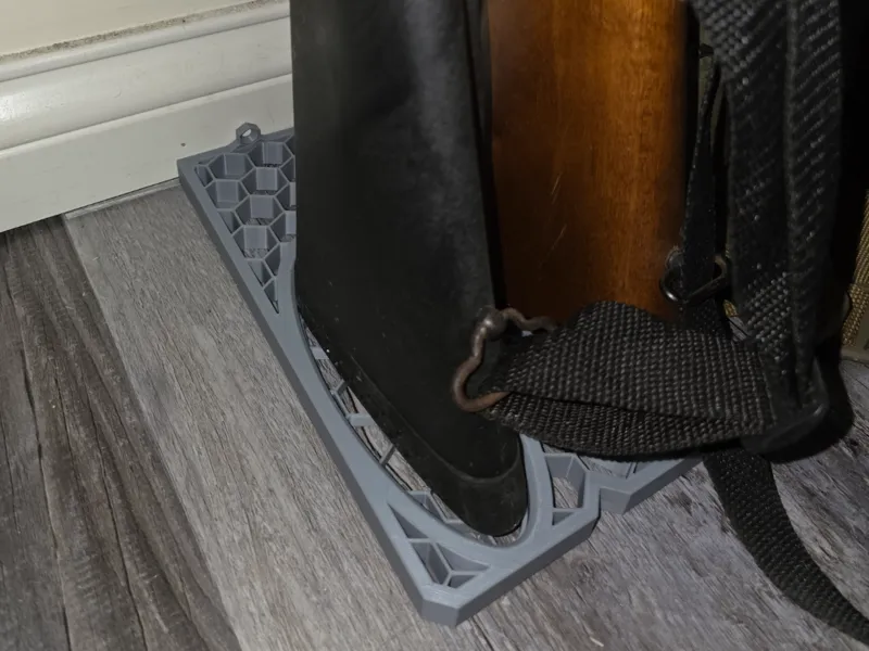 Rifle Butt Holder for Wall Mount Barrel Rack