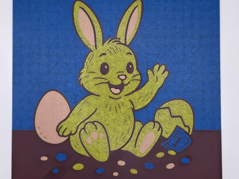 Happy Easter Bunny Hueforge