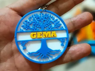 Llavero del Arbol de la Vida Personalizado