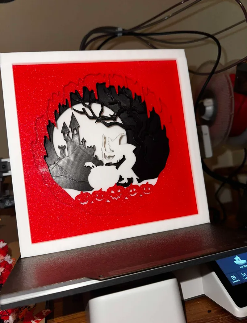 Halloween Shadow Box