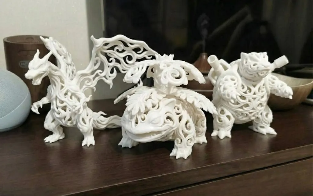 Charizard Elemental: Voronoi Art Edition view 4