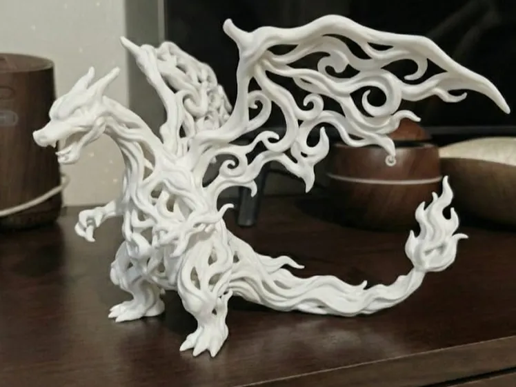 Charizard Voronoi Art Edition - Арт и дизайн - PLA - изделие 3D-печати