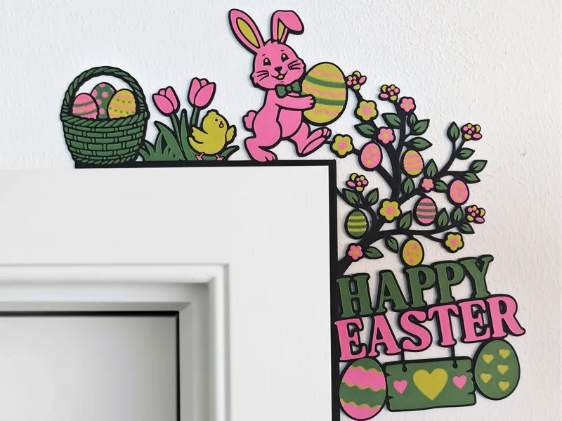 Happy Easter Door Corner