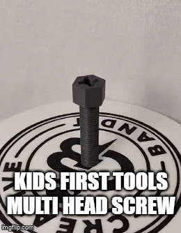Kids first tools - Multi head screw