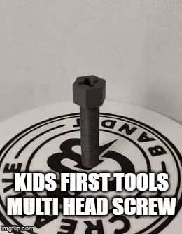 Kids first tools - Multi head screw