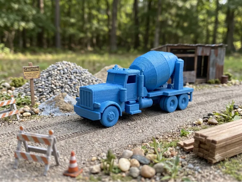 Cement Mixer N Scale