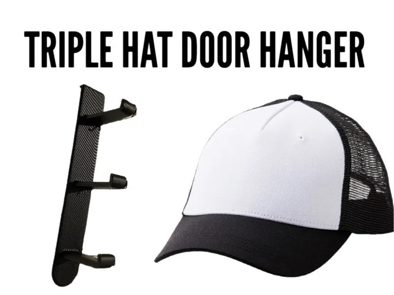Triple Hat Hanger - Door & Nail Hanger