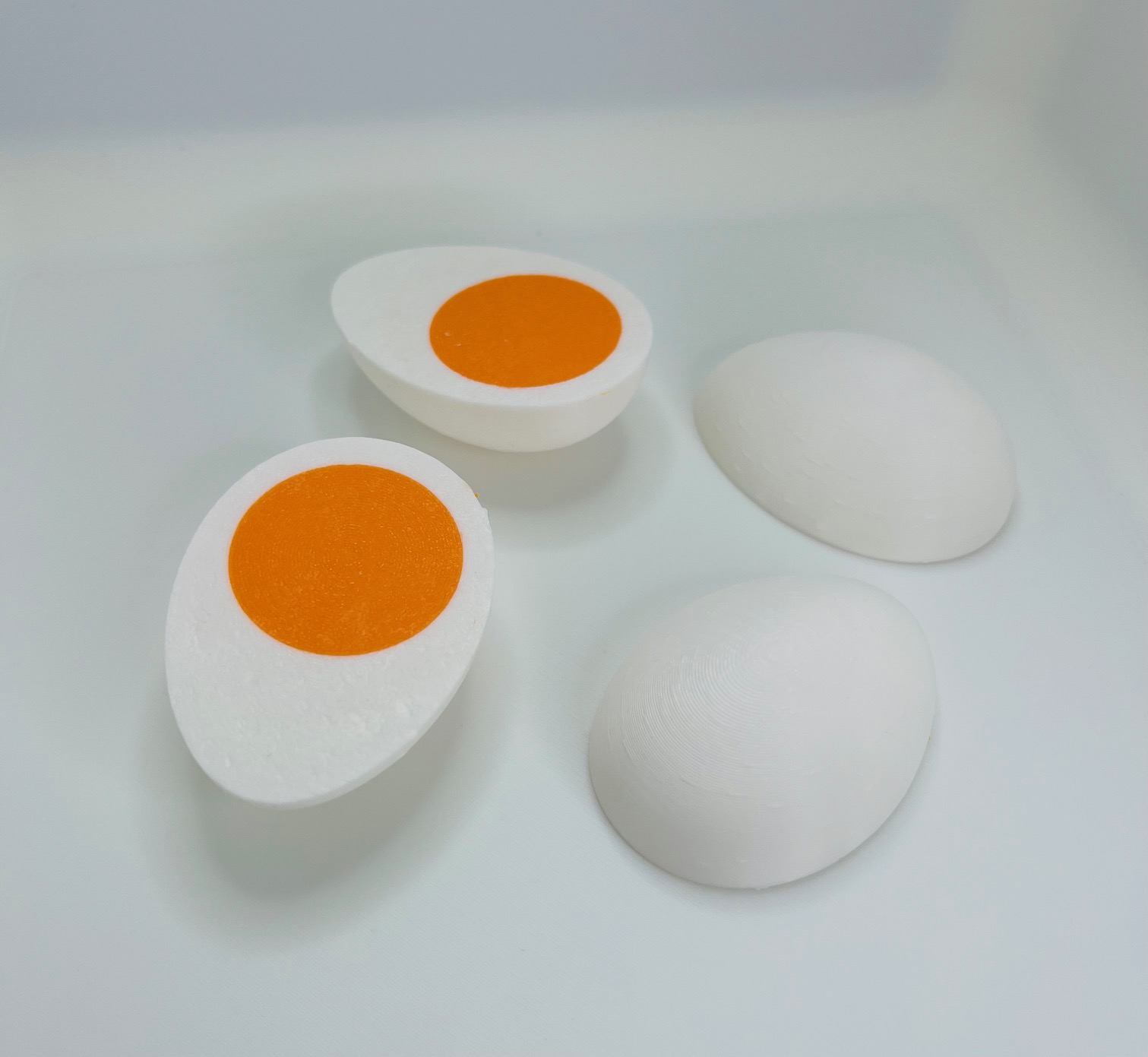 Miniatura 2 do modelo 3D Hard Boiled Egg Half