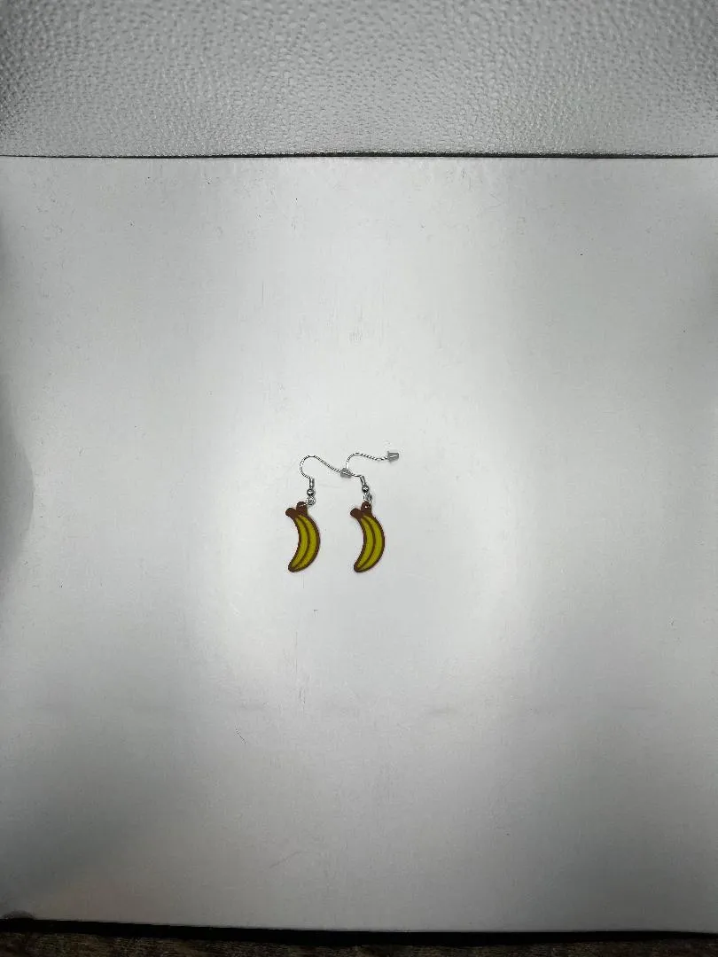 Banana Earring or Bag Tag view 3