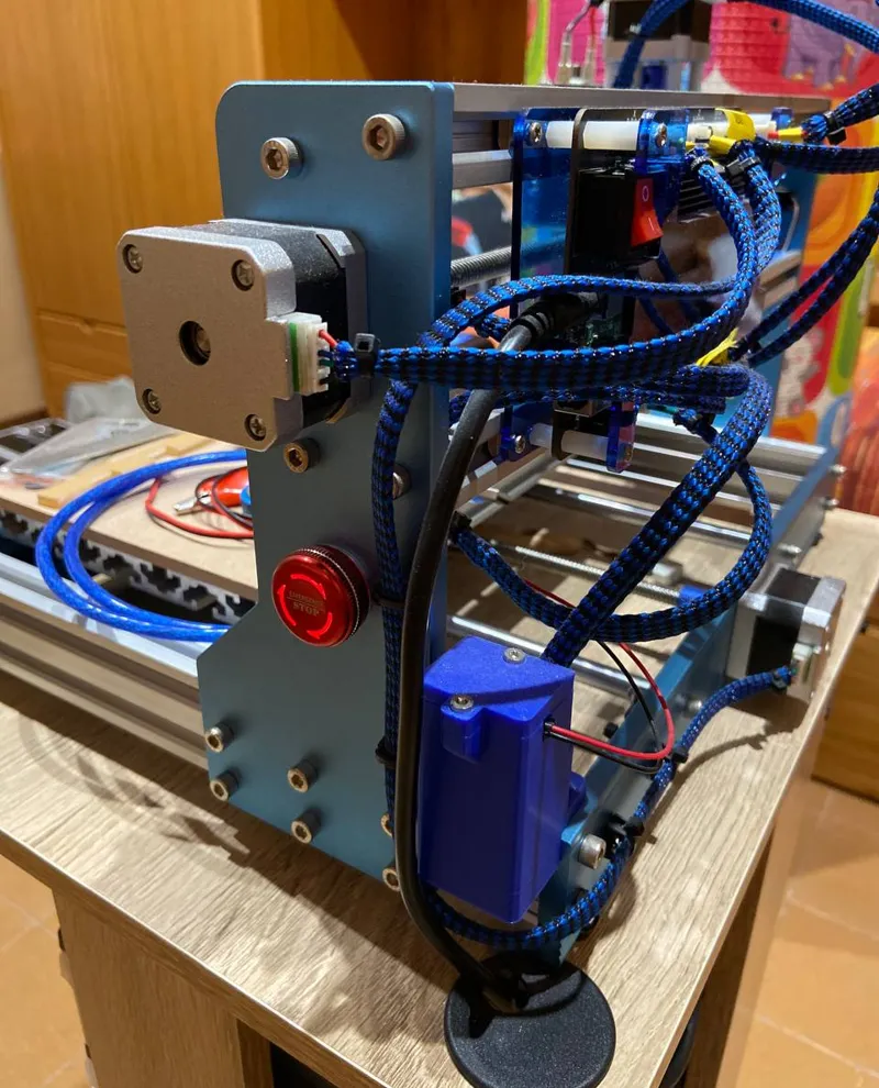 Contenitore Batteria 9V per Led CNC