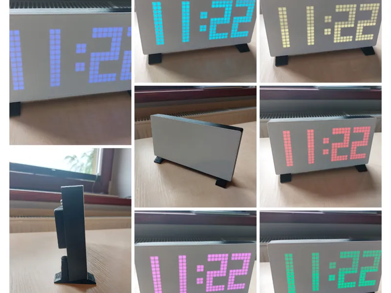 RGB 32x16 WiFi Clock with Blynk