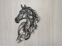 Cheval Mustang — décoration murale 2D — photo 3