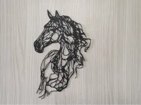 Cheval Mustang — décoration murale 2D — photo 1