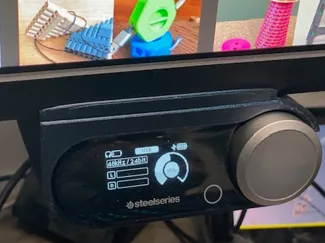 Steelseries Arctis Pro DAC Under Monitor Mount