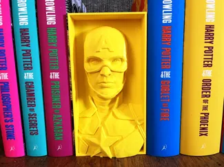 Capitan America Book Nook/Wall mount