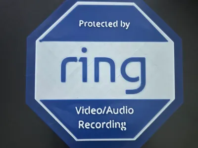 Ring Security Sticker 3d Print 