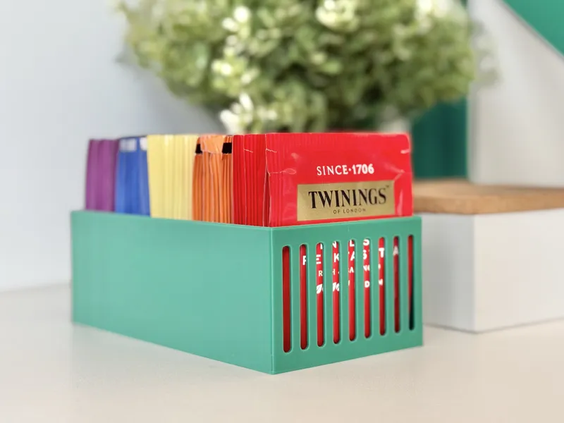 Tea Storage Box Organizer