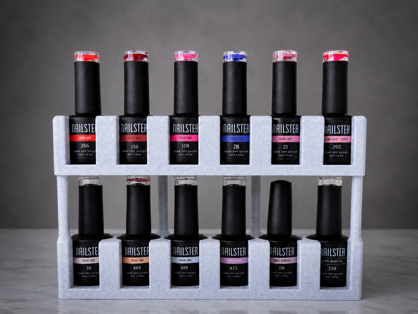 Modular Stackable Gel Polish Rack – 6 Bottles