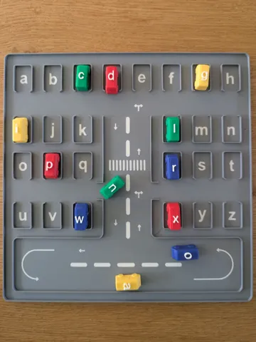 Modelo para impresión 3D: letterspel verkeer — vista de referencia 2
