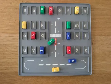 Modelo para impresión 3D: letterspel verkeer — vista de referencia 3