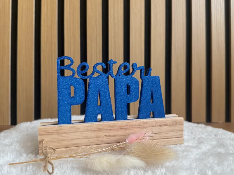 Klötzchen Einschieber Bester Papa