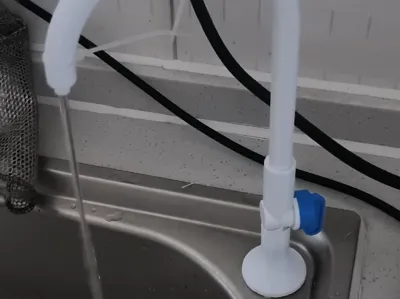 2-way ball valve switch replaces a faucet