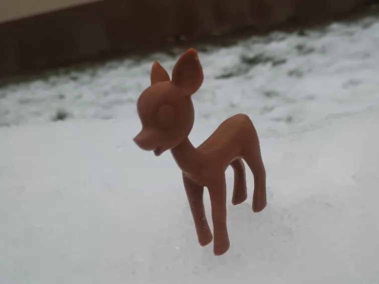 Cute Baby Roe Deer Figurine