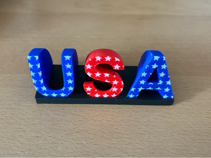 USA Desk Plaque