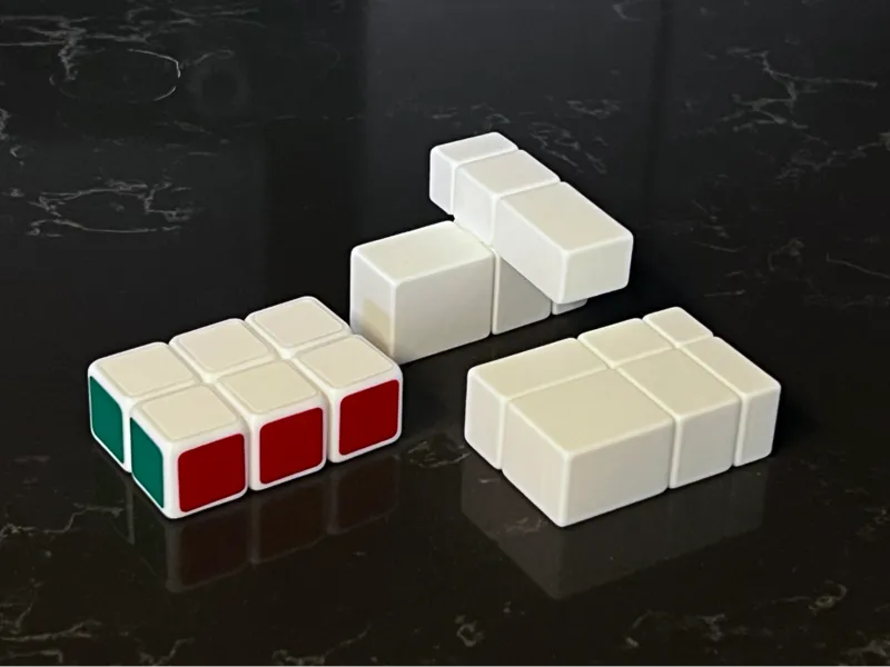 UPDATE 1x2x3 Puzzle Cube Print-in-Place