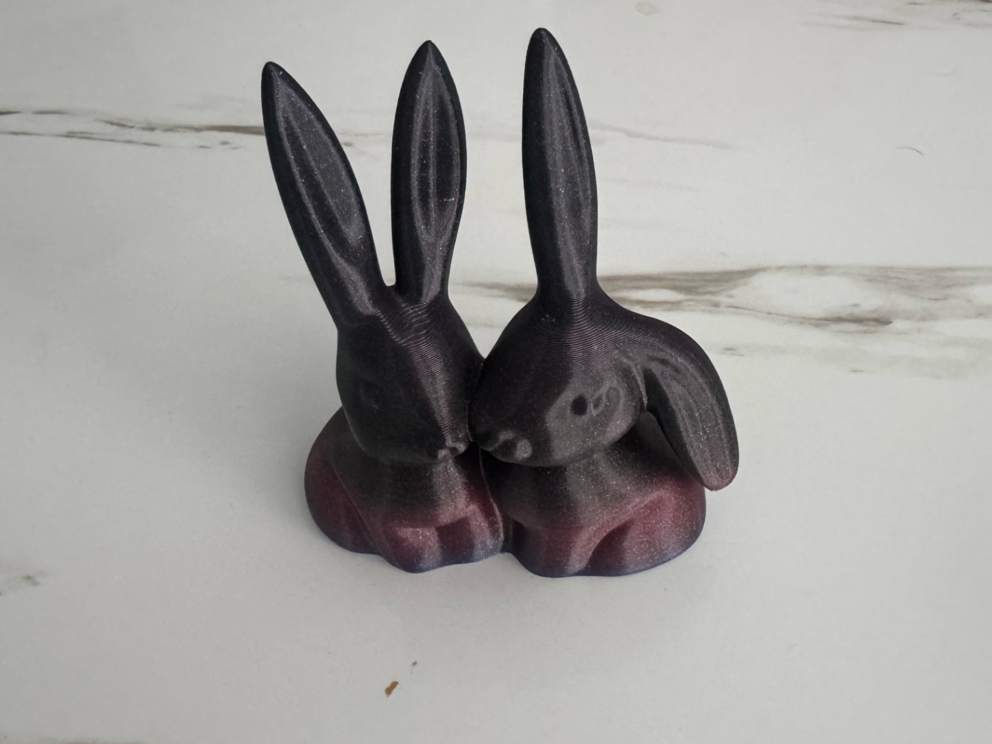 Twin Bunny Ring Holder