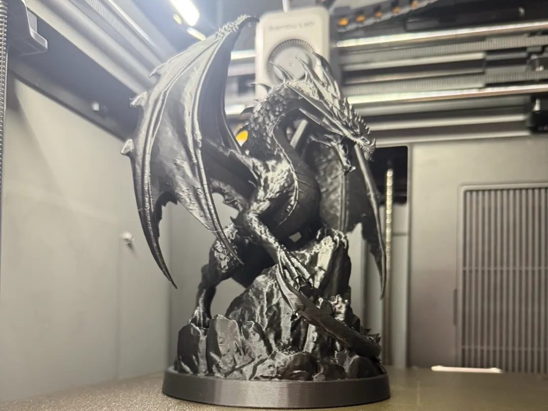 Dragon Sculpture - Free 3D Print Model - MakerWorld