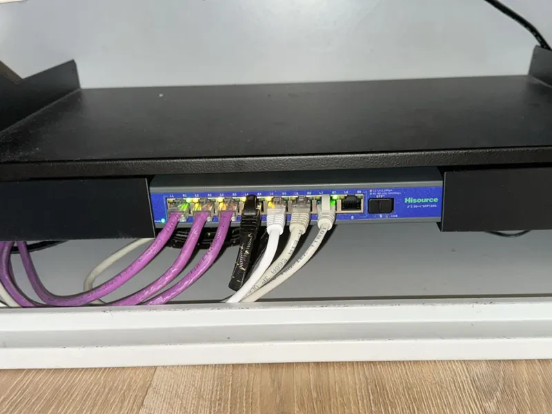 Rack Mount Snap Brackets for Small Network Switch