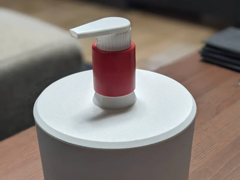 Container with Pump: Regular & Tapered Versions