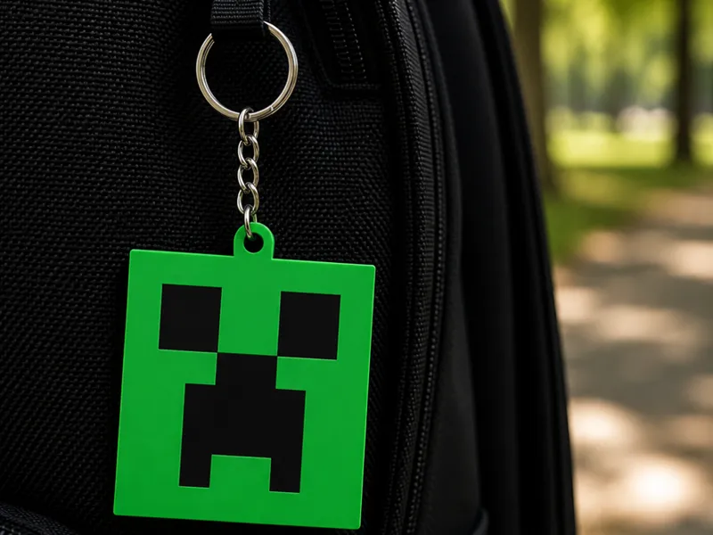 Keychain-Minecraft Creeper