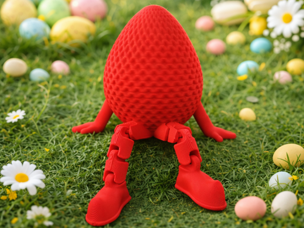 Articulated Easter Egg - Diamond Pattern
