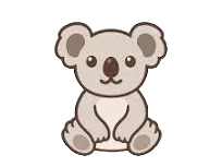 Koala flexi keychain