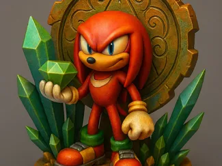 Knuckles Statue