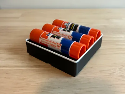 Gridfinity Gluestick Holder