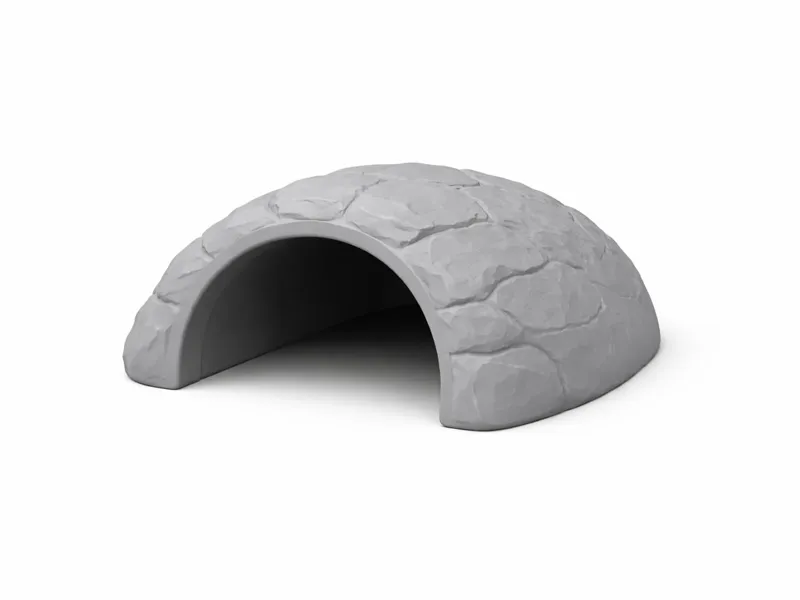 Natural Rock Aquarium Hide