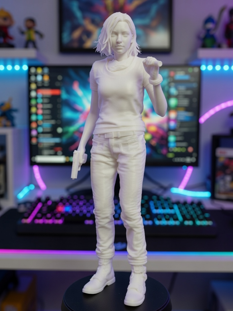 3Dプリント バイオハザード レクイエム グレース・アッシュ・クロフト
