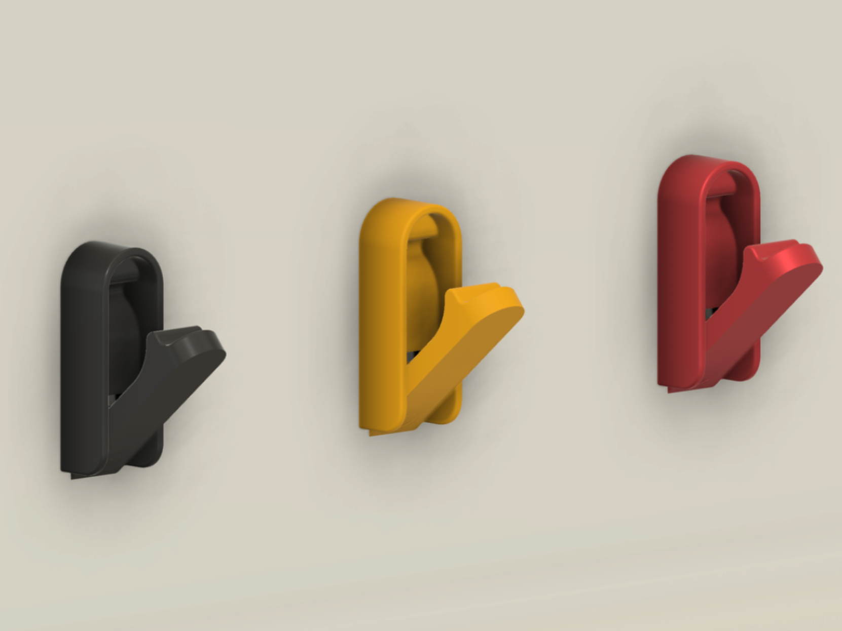 Folding wall hook