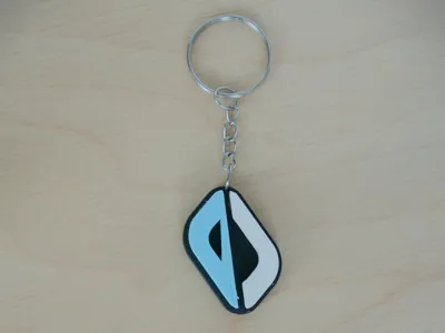 [No AMS] Miniature Onewheel Logo Keychain