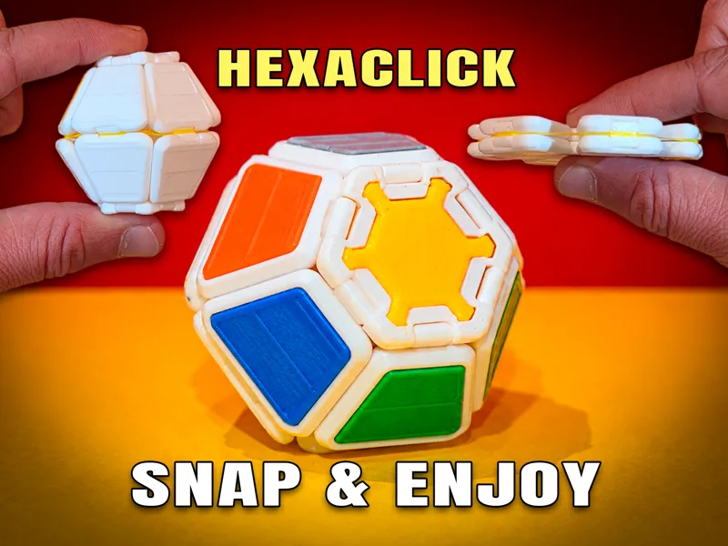 Hexaclick Fidget Toy — Snap & Enjoy