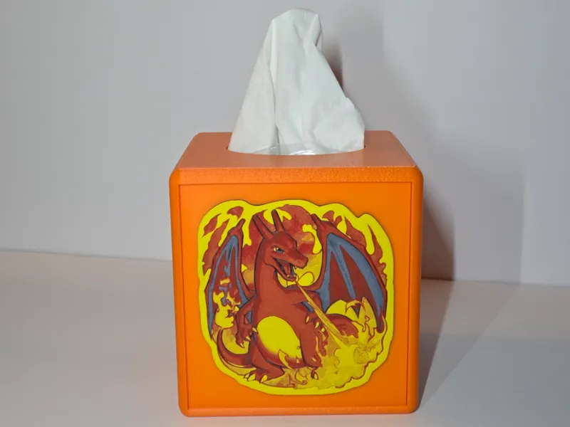 Charizard Tissue box - Hueforge