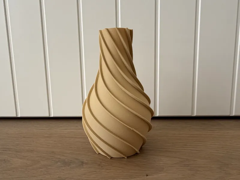 modern spiral vase Duna 