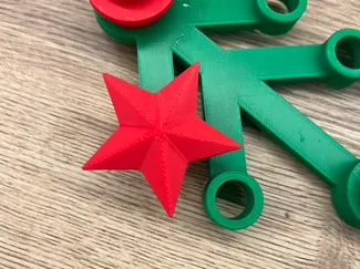 Star for brick wreath