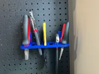 Range-pinces pour panneau perforé — photo 1