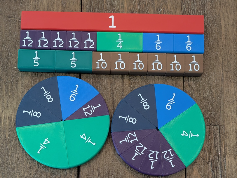 Fraction Manipulatives Lab (optional magnets)