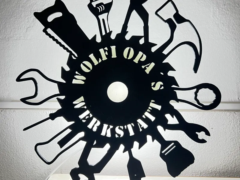 Werkstattschild 