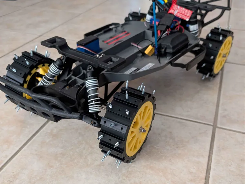 RC car studded tires